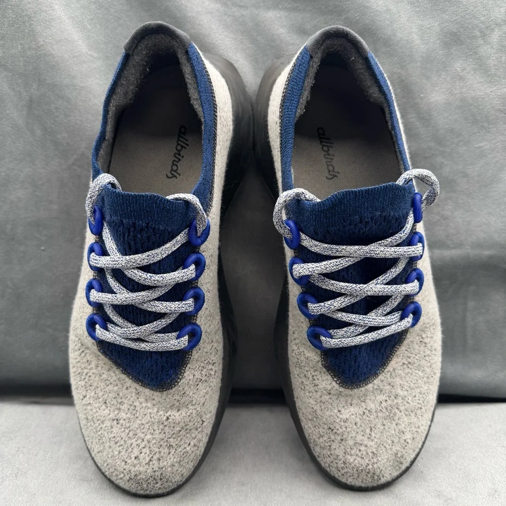 Allbirds Wool‎ Dasher Mizzle Women’s 8.5 Gray Blue Running Shoes